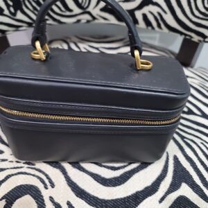 Zara Vanity Box Bag With Gold Hardward